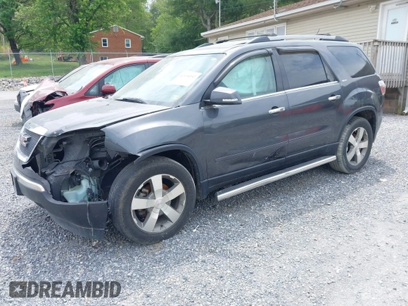 2011 GMC Acadia SLT1 with VIN 1GKKVRED5BJ214252, listed as a IAAI auction lot 42134192 with 181,089 mi miles. Bid and sale history available at carsss.com. Image 2.
