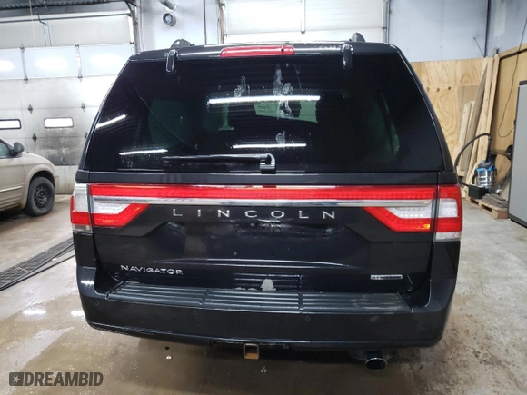 2015 Lincoln Navigator with VIN 5LMJJ2JT5FEJ00671, listed as a Copart auction lot 46800025 with 0 mi miles and Clean Title. Bid and sale history available at carsss.com. Image 6.