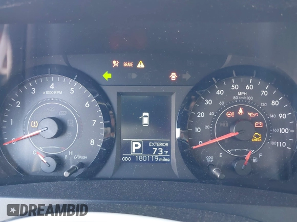 2015 Toyota Sienna L with VIN 5TDZK3DCXFS594786, listed as a IAAI auction lot 42292618 with 180,119 mi miles and . Bid and sale history available at DreamBid. Image 7.