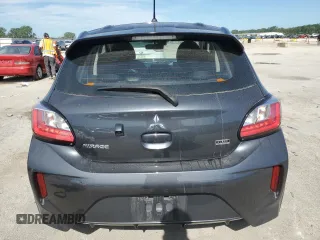 2024 Mitsubishi Mirage Black Edition with VIN ML32AWHJ5RH003144, listed as a Copart auction lot 63340375 with 80,712 mi miles and Salvage title. Bid and sale history available at DreamBid. Image 6.