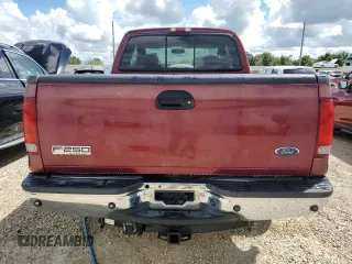 2005 Ford Super Duty F-250 XL with VIN 1FTSX21545EA06954, listed as a Copart auction lot 73829564 with 217,314 mi miles and Salvage Title. Bid and sale history available at carsss.com. Image 6.
