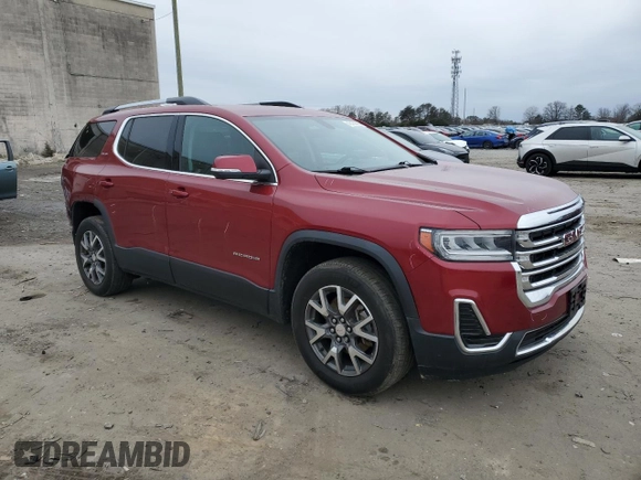 2020 GMC Acadia SLE with VIN 1GKKNKLS8LZ154690, listed as a Copart auction lot 43433925 with 67,447 mi miles and Salvage Title. Bid and sale history available at DreamBid. Image 4.