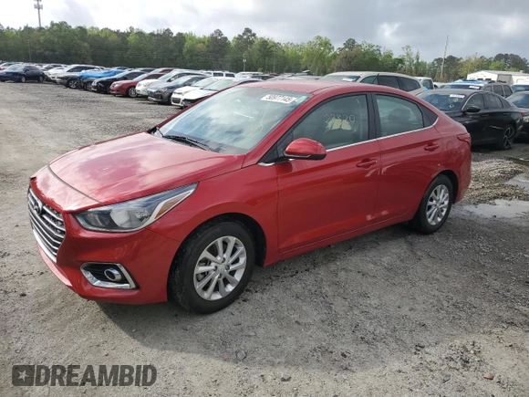 2022 Hyundai Accent SE with VIN 3KPC24A68NE180263, listed as a Copart auction lot 50977145 with 33,320 mi miles and Salvage Title. Bid and sale history available at DreamBid. Image 1.