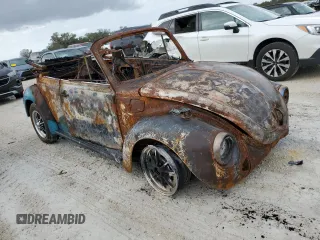 1976 Volkswagen Beetle with VIN 1562140285, listed as a Copart auction lot 79798664 with Not Provided miles and Non Repairable. Bid and sale history available at DreamBid. Image 4.