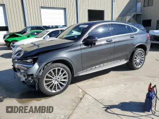 2020 Mercedes-Benz GLC with VIN WDC0J8EB8LF681381, listed as a Copart auction lot 86684644 with 27,105 mi miles and Salvage Title. Bid and sale history available at carsss.com. Image 1.