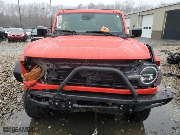 2022 Ford Bronco with VIN 1FMDE5AH9NLB12334, listed as a Copart auction lot 83205734 with 12,789 mi miles and Salvage Title. Bid and sale history available at carsss.com. Image 5.