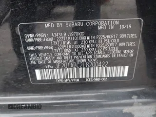 2020 Subaru Crosstrek z VIN JF2GTABC2L8200422, wystawiony jako IAAI lot #42475059 z przebiegiem 112 876 mil mil oraz . Historia ofert i sprzedaży dostępna na DreamBid. Obrazek 9.