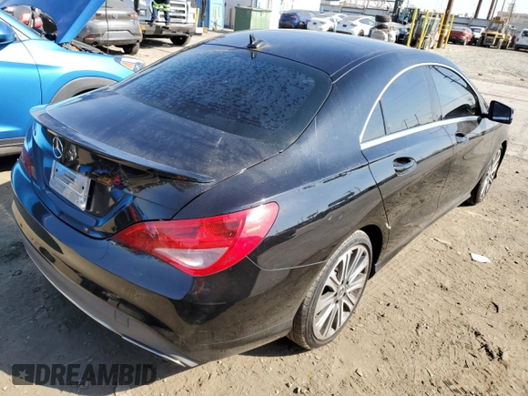 2018 Mercedes-Benz CLA with VIN WDDSJ4EB2JN656055, listed as a Copart auction lot 65317352 with 66,073 mi miles. Bid and sale history available at carsss.com. Image 4.