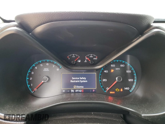 2020 GMC Canyon 4WD SLT with VIN 1GTG6DEN4L1130421, listed as a Copart auction lot 49883405 with 49,142 mi miles and Salvage Title. Bid and sale history available at carsss.com. Image 9.