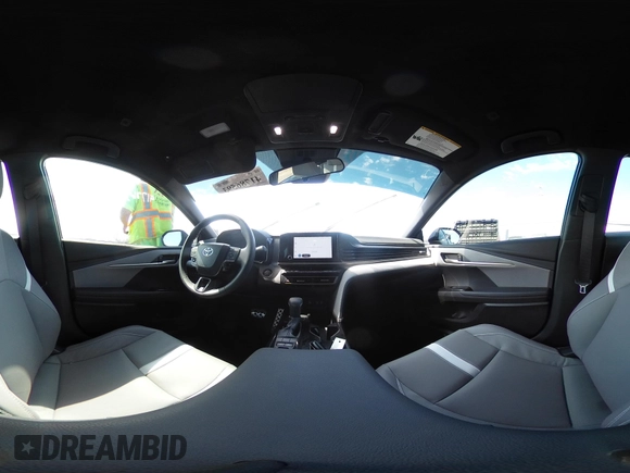 2025 Toyota Camry LE with VIN 4T1DAACK8SU087087, listed as a IAAI auction lot 41786593 with 4,901 mi miles and . Bid and sale history available at DreamBid. Image 19.
