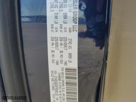 2015 Dodge Grand Caravan American Value Pkg with VIN 2C4RDGBG5FR599135, listed as a Copart auction lot 50602035 with 219,399 mi miles and Salvage Title. Bid and sale history available at carsss.com. Image 13.