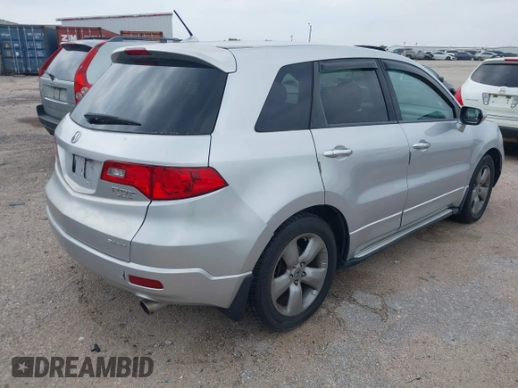 2007 Acura RDX Tech Pkg with VIN 5J8TB18587A010200, listed as a IAAI auction lot 41878727 with 168,624 mi miles. Bid and sale history available at carsss.com. Image 4.