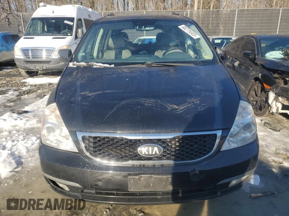 2014 Kia Sedona EX with VIN KNDMH4C76E6545439, listed as a Copart auction lot 88275505 with 210,547 mi miles and Salvage Title. Bid and sale history available at carsss.com. Image 5.