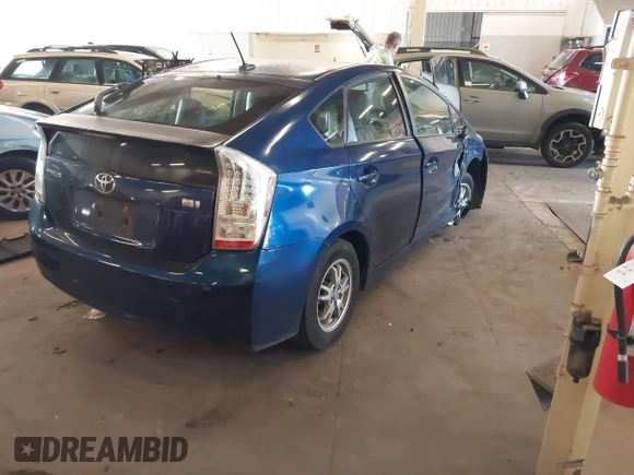 2011 Toyota Prius I with VIN JTDKN3DU9B1334548, listed as a IAAI auction lot 41891735 with 128,841 mi miles and . Bid and sale history available at DreamBid. Image 4.