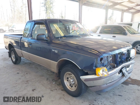 1997 Ford Ranger XLT with VIN 1FTCR14XXVPA34669, listed as a IAAI auction lot 41572934 with 81,917 mi miles. Bid and sale history available at carsss.com. Image 1.