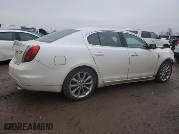 2011 Lincoln MKS EcoBoost with VIN 1LNHL9FT5BG610255, listed as a Copart auction lot 81505834 with 143,380 mi miles and Clean title. Bid and sale history available at DreamBid. Image 3.