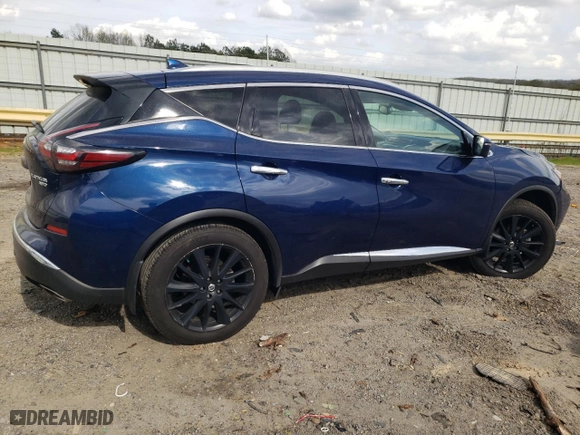 2020 Nissan Murano Platinum with VIN 5N1AZ2DS5LN153817, listed as a Copart auction lot 51153385 with 119,985 mi miles and Salvage Title. Bid and sale history available at carsss.com. Image 3.