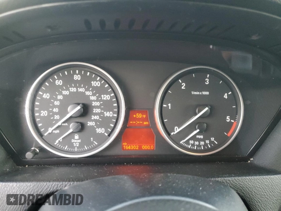 2010 BMW X5 35d with VIN 5UXFF0C59ALJ99824, listed as a Copart auction lot 42263635 with 164,302 mi miles and Clean Title. Bid and sale history available at carsss.com. Image 9.
