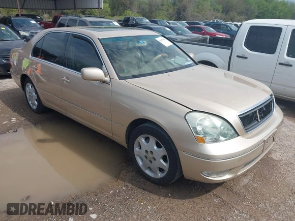 2003 Lexus LS 430 with VIN JTHBN30F530095142, listed as a IAAI auction lot 41892436 with 228,441 mi miles. Bid and sale history available at carsss.com. Image 1.