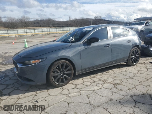2023 Mazda 3 S Preferred with VIN 3MZBPACM8PM362526, listed as a Copart auction lot 43704735 with 51,350 mi miles and Salvage Title. Bid and sale history available at DreamBid. Image 1.