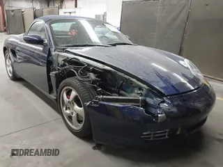 2001 Porsche Boxster S with VIN WP0CB29811U662787, listed as a IAAI auction lot 41550575 with 99,440 mi miles. Bid and sale history available at carsss.com. Image 1.