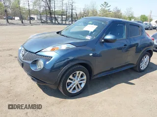 2011 Nissan Juke SL with VIN JN8AF5MV5BT028629, listed as a IAAI auction lot 42116881 with 57,231 mi miles. Bid and sale history available at carsss.com. Image 2.