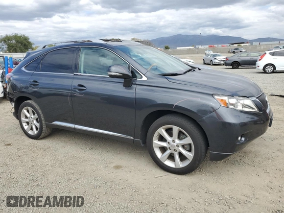 2010 Lexus RX 350 with VIN 2T2ZK1BA3AC032487, listed as a Copart auction lot 53350395 with 149,733 mi miles and Salvage Title. Bid and sale history available at carsss.com. Image 4.