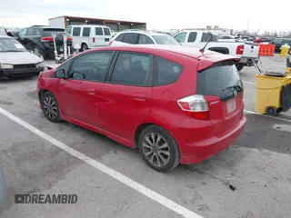 2012 Honda Fit Sport with VIN JHMGE8H53CC027421, listed as a IAAI auction lot 41182126 with 147,917 mi miles. Bid and sale history available at carsss.com. Image 3.