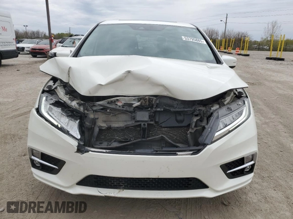 2019 Honda Odyssey Elite z VIN 5FNRL6H93KB069516, wystawiony jako Copart lot #53795885 z przebiegiem 96 808 mil mil oraz Szkoda całkowita • Salvage title. Historia ofert i sprzedaży dostępna na DreamBid. Obrazek 5.
