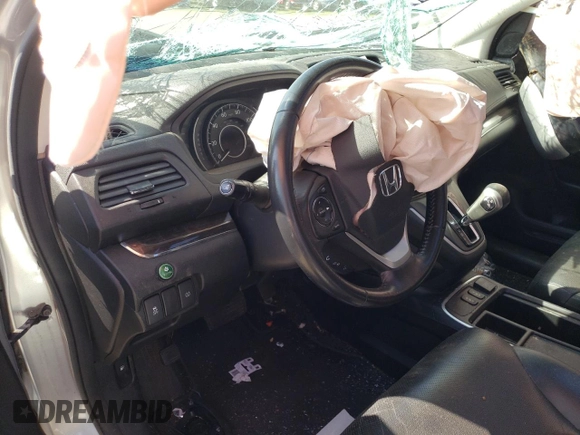 2015 Honda CR-V EX-L with VIN 2HKRM3H75FH522746, listed as a Copart auction lot 48596895 with Not Provided miles and Salvage Title. Bid and sale history available at DreamBid. Image 9.