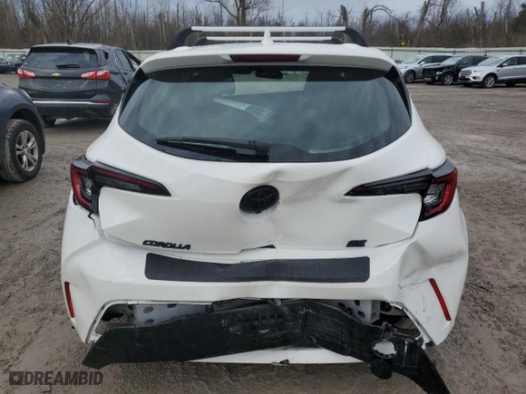 2024 Toyota Corolla Hatchback SE with VIN JTND4MBE3R3215322, listed as a Copart auction lot 52780805 with 5,281 mi miles and Salvage Title. Bid and sale history available at carsss.com. Image 6.