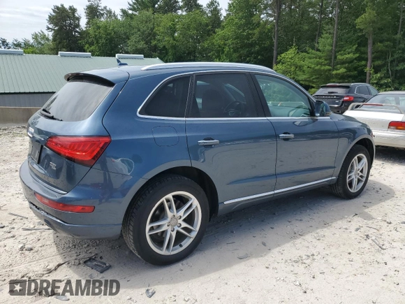 2015 Audi Q5 Premium Plus with VIN WA1LFAFP9FA014627, listed as a Copart auction lot 62729125 with 115,606 mi miles and Clean title. Bid and sale history available at DreamBid. Image 3.