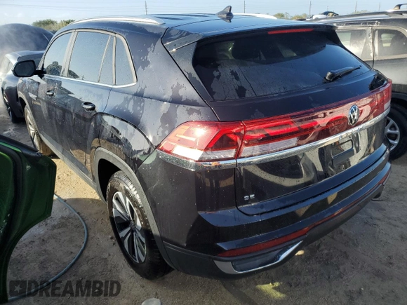 2024 Volkswagen Atlas SE with VIN 1V2DE2CA9RC234263, listed as a Copart auction lot 74840754 with 12,247 mi miles and Non repairable. Bid and sale history available at DreamBid. Image 2.