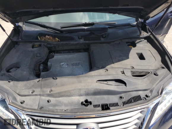 2014 Lexus RX 450h with VIN JTJBC1BA5E2069478, listed as a Copart auction lot 63434295 with 127,840 mi miles and Salvage title. Bid and sale history available at DreamBid. Image 12.
