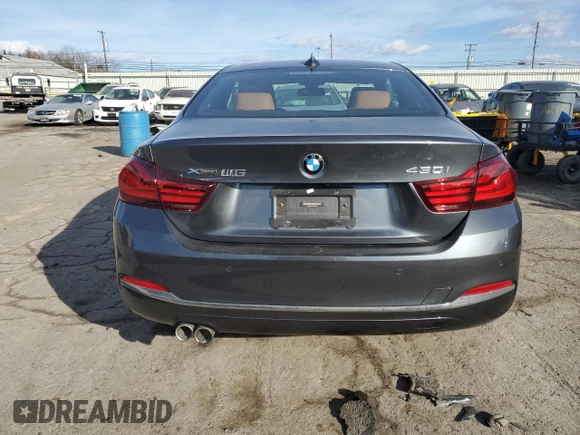 2020 BMW 4 Series 430i xDrive with VIN WBA4W5C02LFJ72876, listed as a Copart auction lot 89111165 with 9,634 mi miles and Salvage title. Bid and sale history available at DreamBid. Image 6.