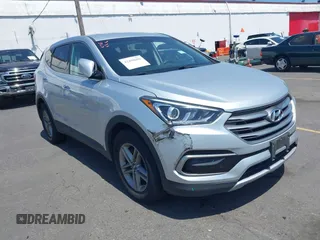 2017 Hyundai Santa Fe 2.4L z VIN 5XYZTDLB7HG430696, wystawiony jako IAAI lot #42498086 z przebiegiem 112 888 mil mil oraz . Historia ofert i sprzedaży dostępna na DreamBid. Obrazek 1.