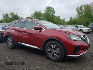 2020 Nissan Murano SV z VIN 5N1AZ2BJ6LN155196, wystawiony jako Copart lot #56223445 z przebiegiem 51 683 mil mil oraz Szkoda całkowita • Salvage title. Historia ofert i sprzedaży dostępna na DreamBid. Obrazek 4.