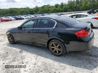 2012 Infiniti G25 Journey with VIN JN1DV6AP2CM812367, listed as a Copart auction lot 55430775 with 120,256 mi miles and Salvage title. Bid and sale history available at DreamBid. Image 2.