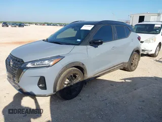 2023 Nissan Kicks SR with VIN 3N1CP5DV6PL551674, listed as a IAAI auction lot 39558804 with 18,200 mi miles. Bid and sale history available at carsss.com. Image 20.