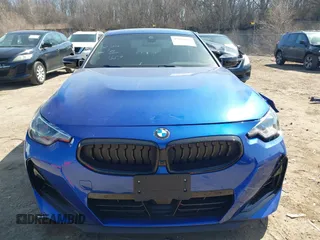2024 BMW 2 Series M240i xDrive with VIN 3MW53CM07R8E05569, listed as a IAAI auction lot 41699602 with 5,308 mi miles and . Bid and sale history available at carsss.com. Image 12.