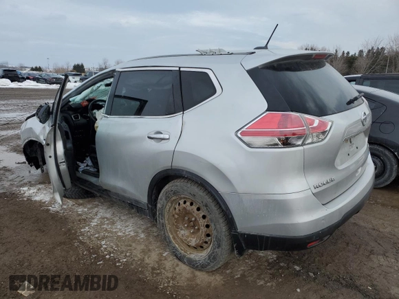 2015 Nissan Rogue SL with VIN 5N1AT2MV3FC771827, listed as a Copart auction lot 47189705 with Not Provided miles and Non Repairable. Bid and sale history available at carsss.com. Image 2.