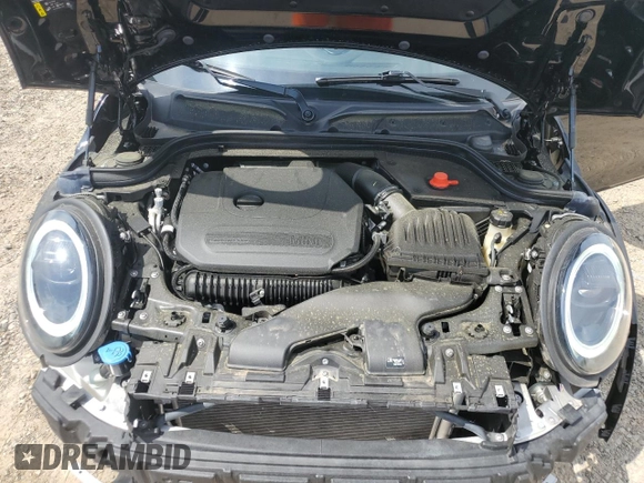 2024 MINI Convertible Cooper S with VIN WMW43DL04R3S08581, listed as a Copart auction lot 54605515 with 13,197 mi miles and Salvage title. Bid and sale history available at DreamBid. Image 11.
