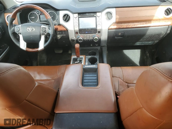 2015 Toyota Tundra 4WD Truck Platinum with VIN 5TFAY5F14FX438207, listed as a Copart auction lot 52706155 with 156,683 mi miles and Clean Title. Bid and sale history available at carsss.com. Image 8.