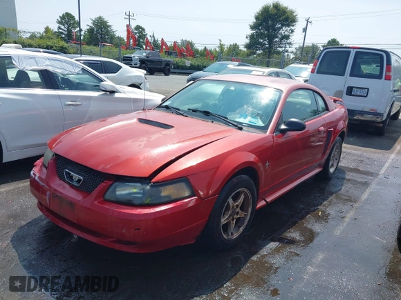 2002 Ford Mustang Standard z VIN 1FAFP40422F114992, wystawiony jako IAAI lot #40289505 z przebiegiem Nie podano mil oraz . Historia ofert i sprzedaży dostępna na DreamBid. Obrazek 2.