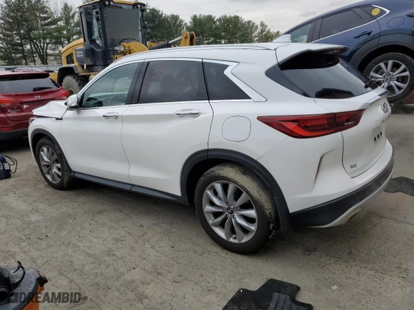 2022 Infiniti QX50 LUXE with VIN 3PCAJ5BB1NF109413, listed as a Copart auction lot 85925014 with 26,324 mi miles and Salvage Title. Bid and sale history available at carsss.com. Image 2.