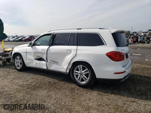 2016 Mercedes-Benz GL with VIN 4JGDF6EE4GA637674, listed as a Copart auction lot 86203394 with 111,764 mi miles and Salvage Title. Bid and sale history available at carsss.com. Image 2.