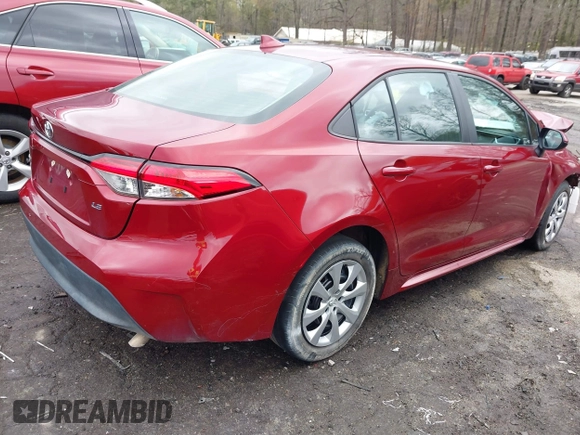2023 Toyota Corolla LE with VIN 5YFB4MDE1PP023524, listed as a IAAI auction lot 41688326 with 70,588 mi miles. Bid and sale history available at carsss.com. Image 4.