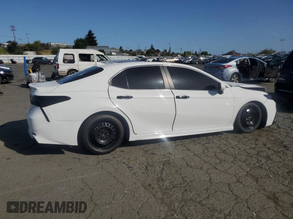 2023 Toyota Camry SE with VIN 4T1T11AK3PU777092, listed as a Copart auction lot 52180785 with 46,836 mi miles and Salvage Title. Bid and sale history available at DreamBid. Image 3.