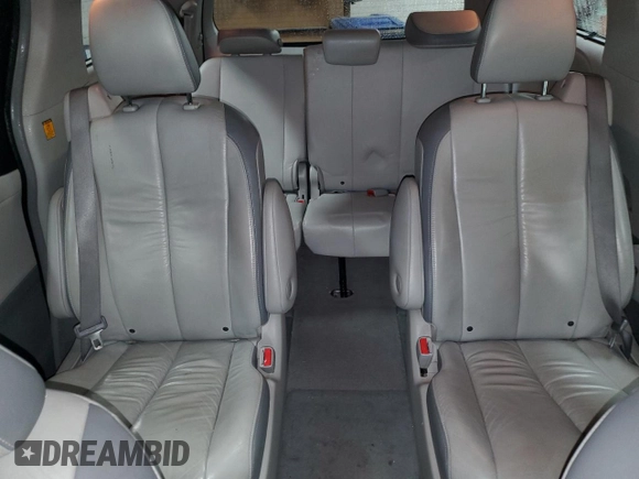 2011 Toyota Sienna XLE with VIN 5TDDK3DC3BS014640, listed as a Copart auction lot 52092045 with 190,090 mi miles and Salvage Title. Bid and sale history available at DreamBid. Image 10.