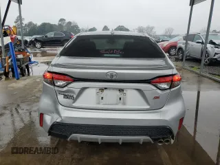 2020 Toyota Corolla SE with VIN 5YFS4RCE0LP024219, listed as a Copart auction lot 45129525 with 56,155 mi miles and Clean Title. Bid and sale history available at carsss.com. Image 6.